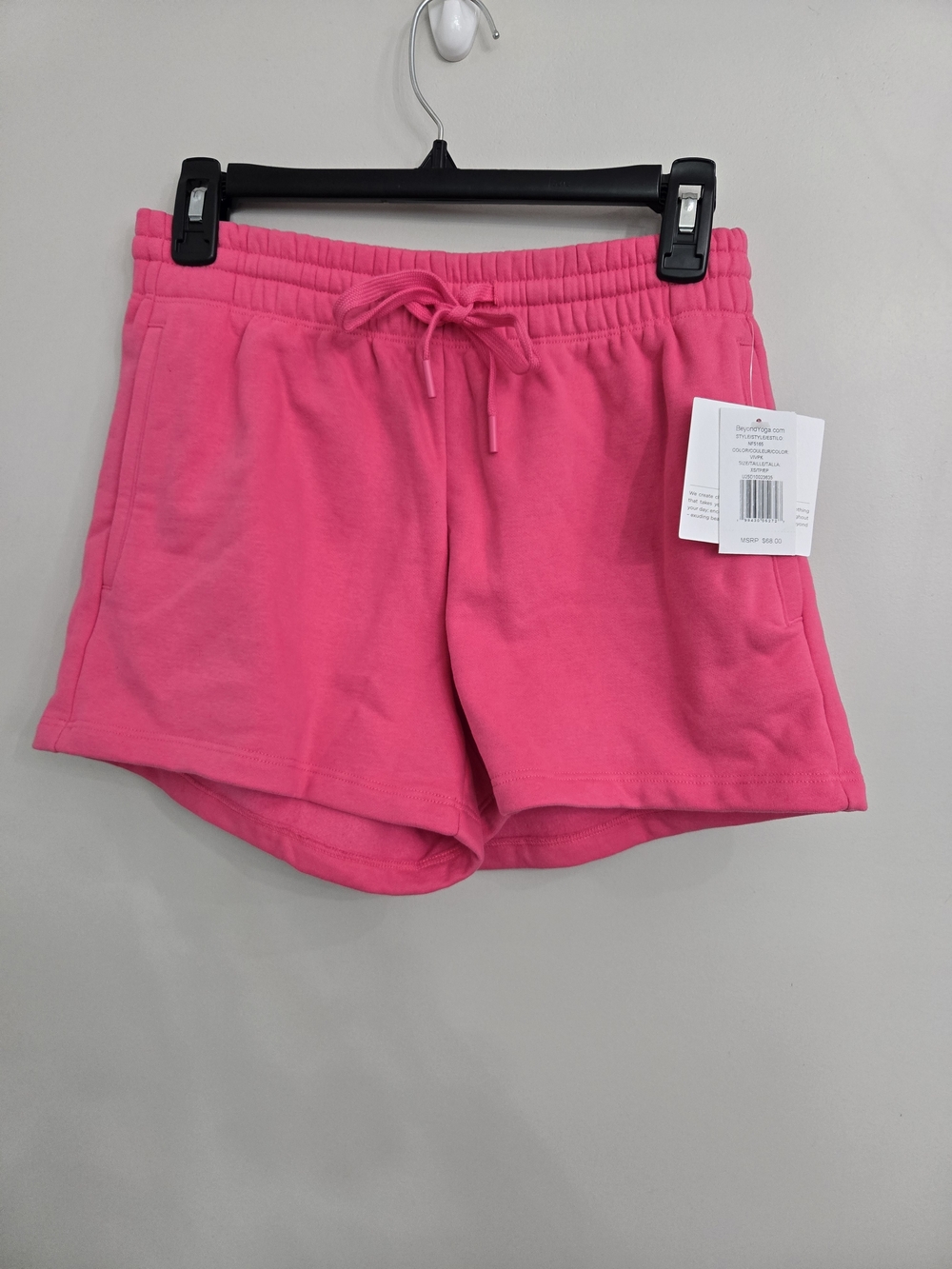 Beyond Yoga Vivid Pink LuxeFleece Sweat Short XS